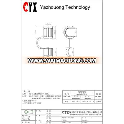 Black nylon66 Round type Strain relief bushing/Best Quality snap bushings